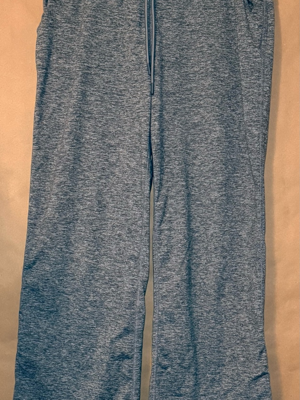 Athletic Works Women's Gray Heathered Wide Leg Yoga Pants